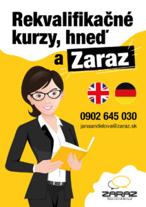 Jazyková škola ZARAZ - Rekvalifikačné kurzy cez ÚPSVaR 3